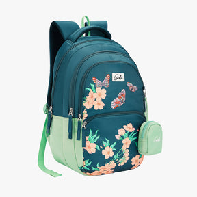 Lilac 27L Dark Green School Backpack