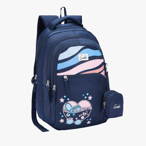 Starlight 27L Navy Blue School Backpack