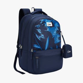 Aria 40L Navy Blue Laptop Backpack With Raincover