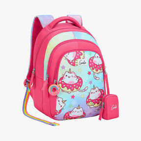 Caticorn Small Backpack for Kids - Pink