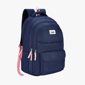 Angela 36L Navy Blue Laptop Backpack With Raincover