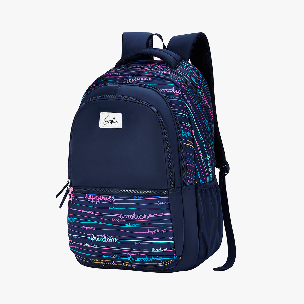 best blue laptop backpack for middle school girl Buy Genie Ocean 36L Navy Blue Laptop Backpack Online