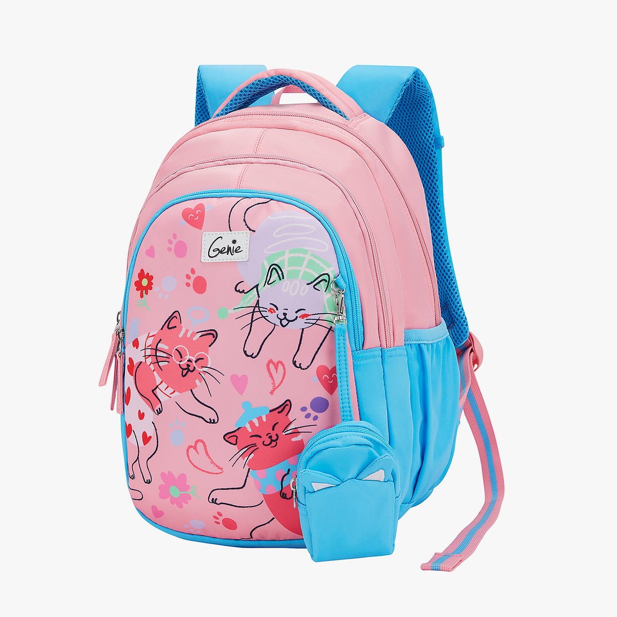 Purrfect Small Backpack for Kids Pink