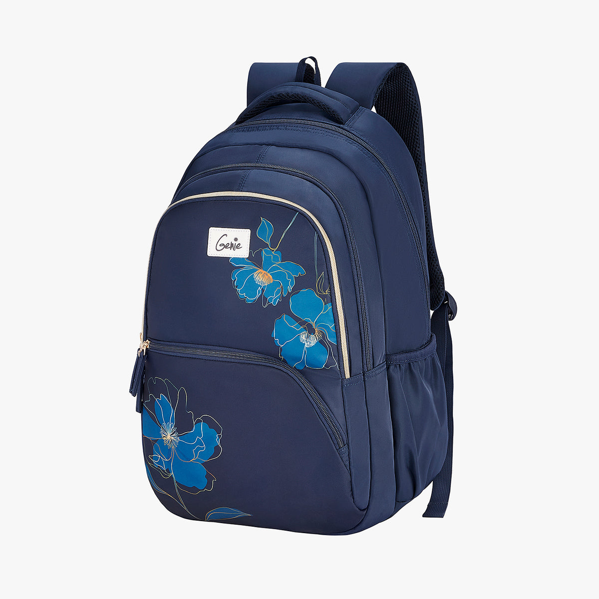 Gleam 36L Navy Blue Laptop Backpack With Raincover