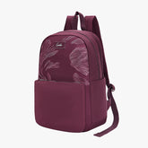 Ashlyn 21L Wine Red College Backpack With Laptop Sleeve