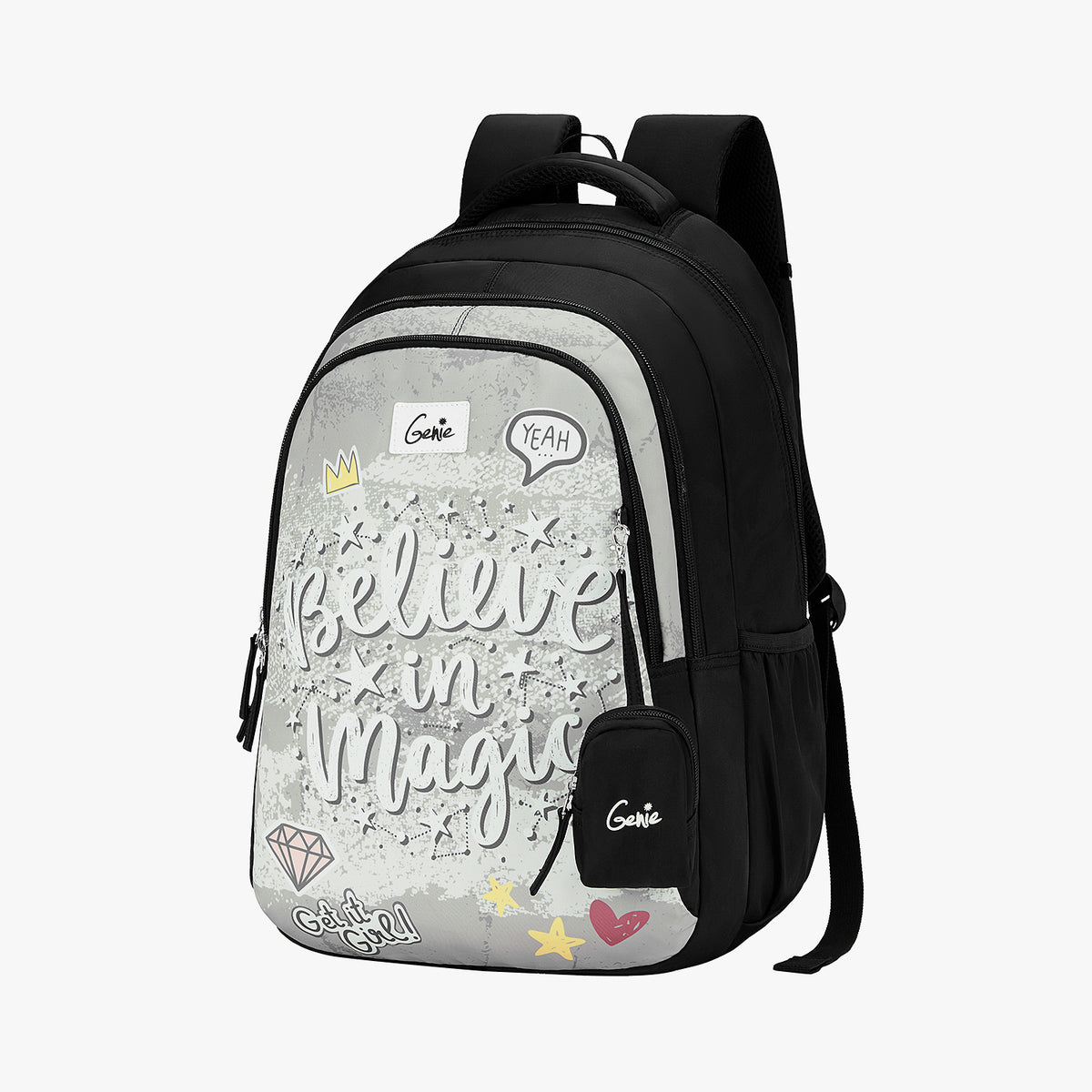 Magic 36L Black School Backpack