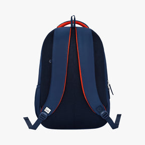 Genie Nautical Plus 36L Orange Laptop Backpack With Laptop Sleeve