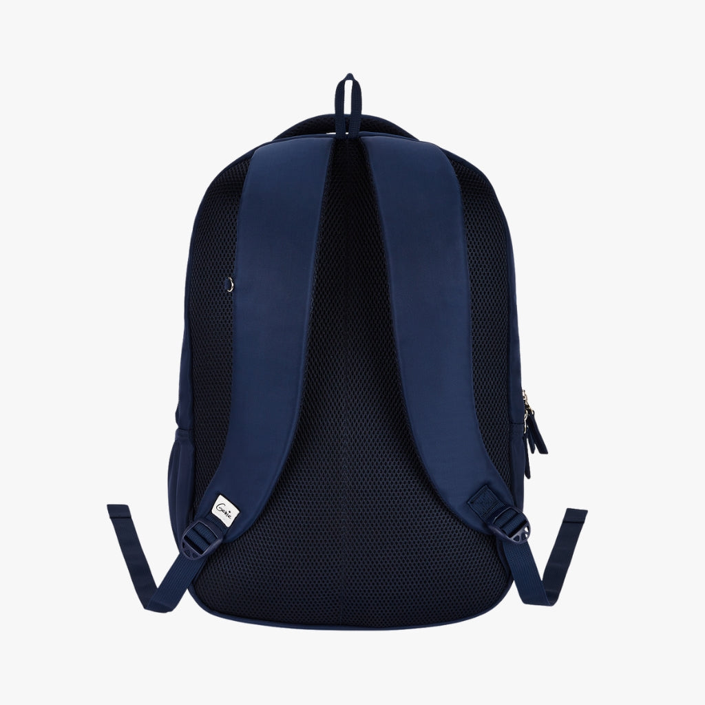 Genie Charlotte 40L Navy Blue Laptop Backpack With Laptop Sleeve