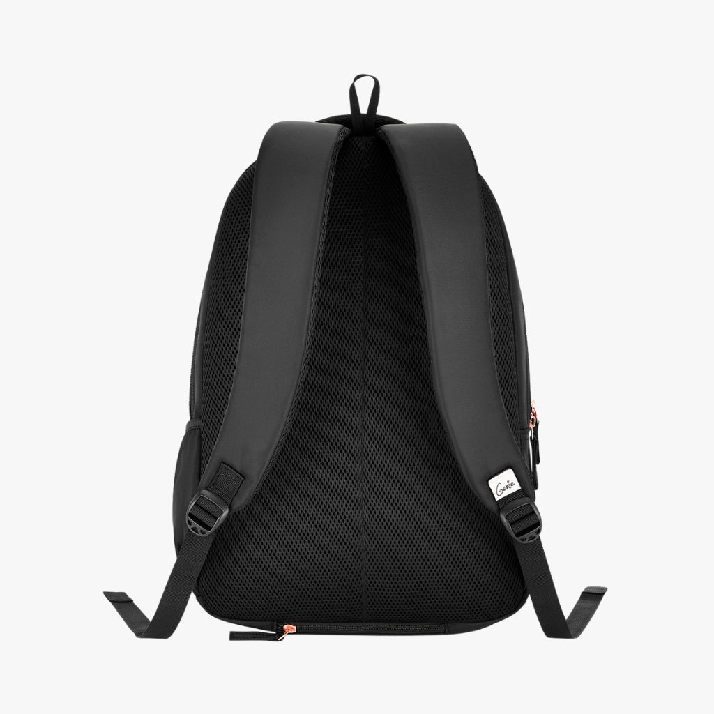 Genie Radiant 36L Black Laptop Backpack With Raincover