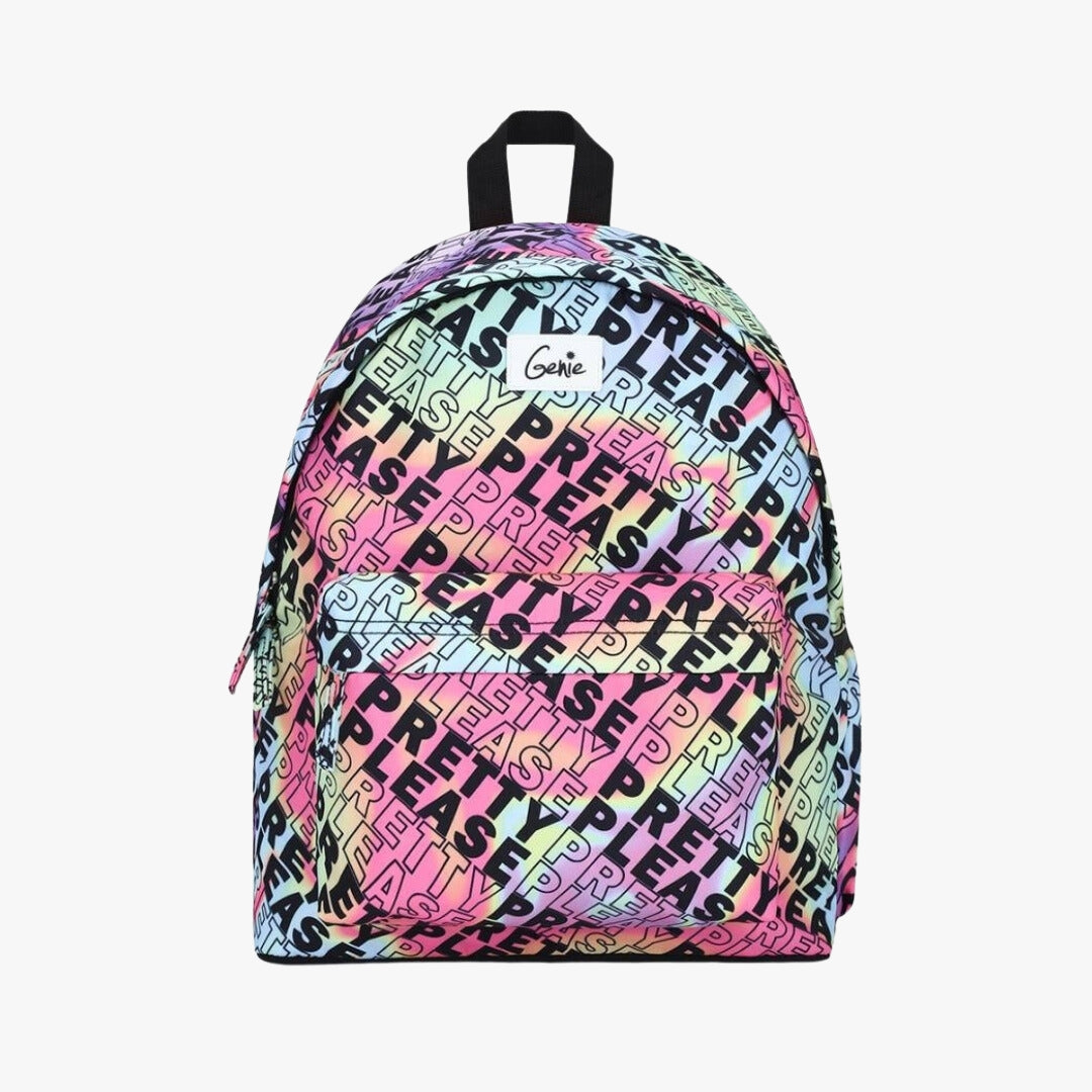 Genie Pretty 18L Multicolor Casual Backpack With Easy Access Pockets