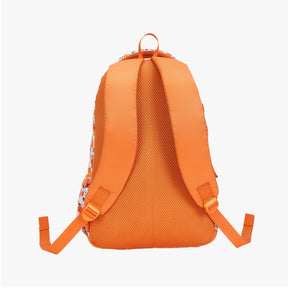 Genie Camellia 27L Orange Juniors Backpack With Spacious Compartment