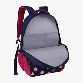 Poppins School Backpack - Navy Blue