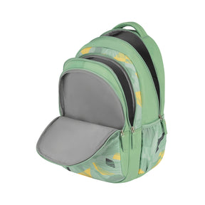Genie Sage 36L Ash Green School Backpack With Premium Fabric