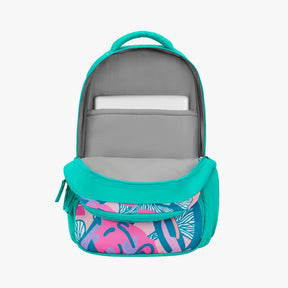 Genie Paradise 36L Teal Laptop Backpack With Raincover