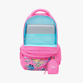 Genie Pearl 27L Pink Juniors Backpack With Easy Access Pockets
