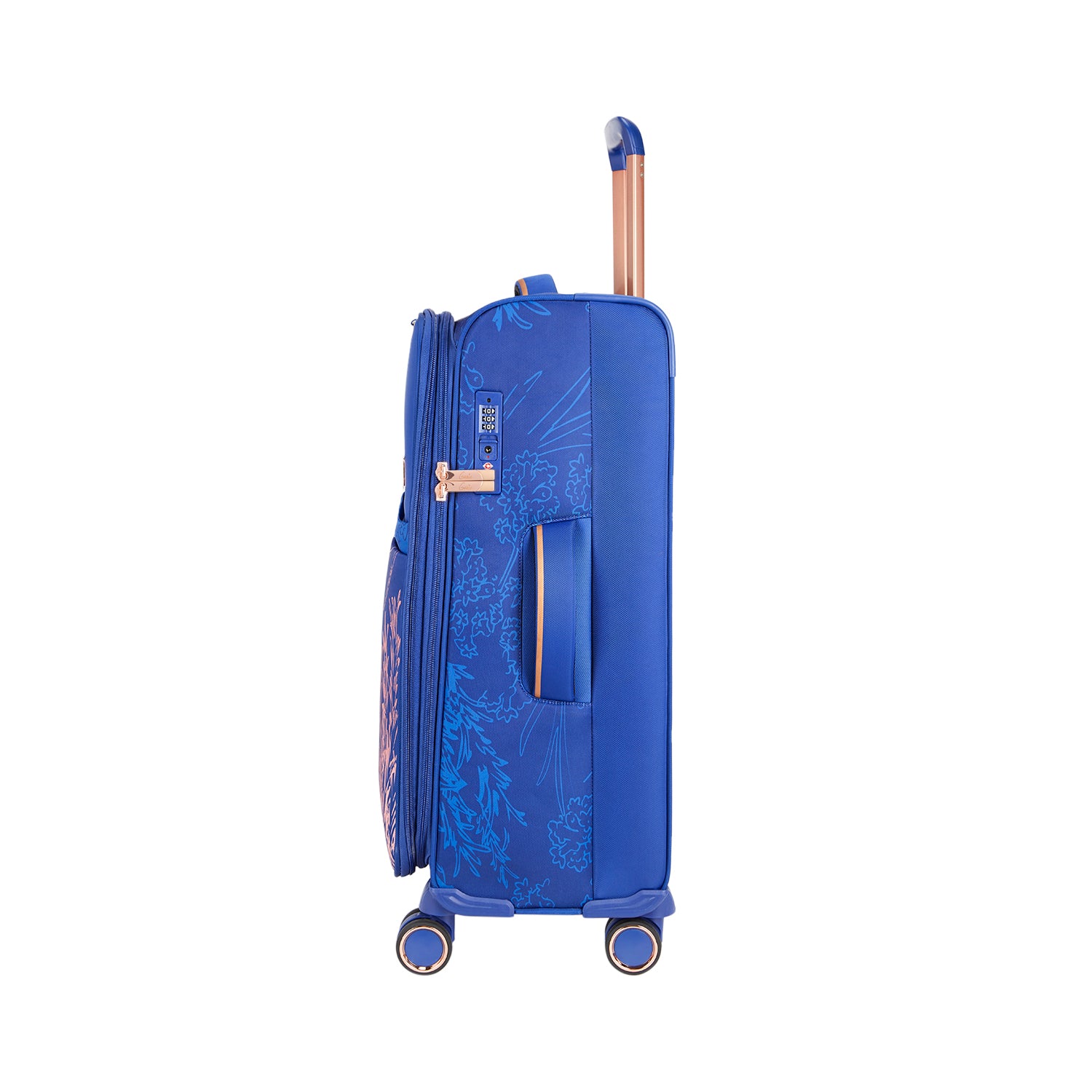 Bliss Small, Medium and Large Soft luggage Combo Set - Royal Blue