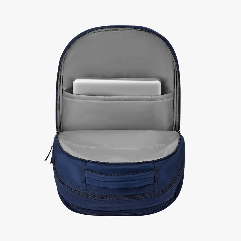 Genie Charlotte 40L Navy Blue Laptop Backpack