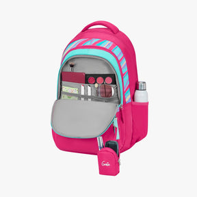 Genie Ember 36L Pink Laptop Backpack With Laptop Sleeve
