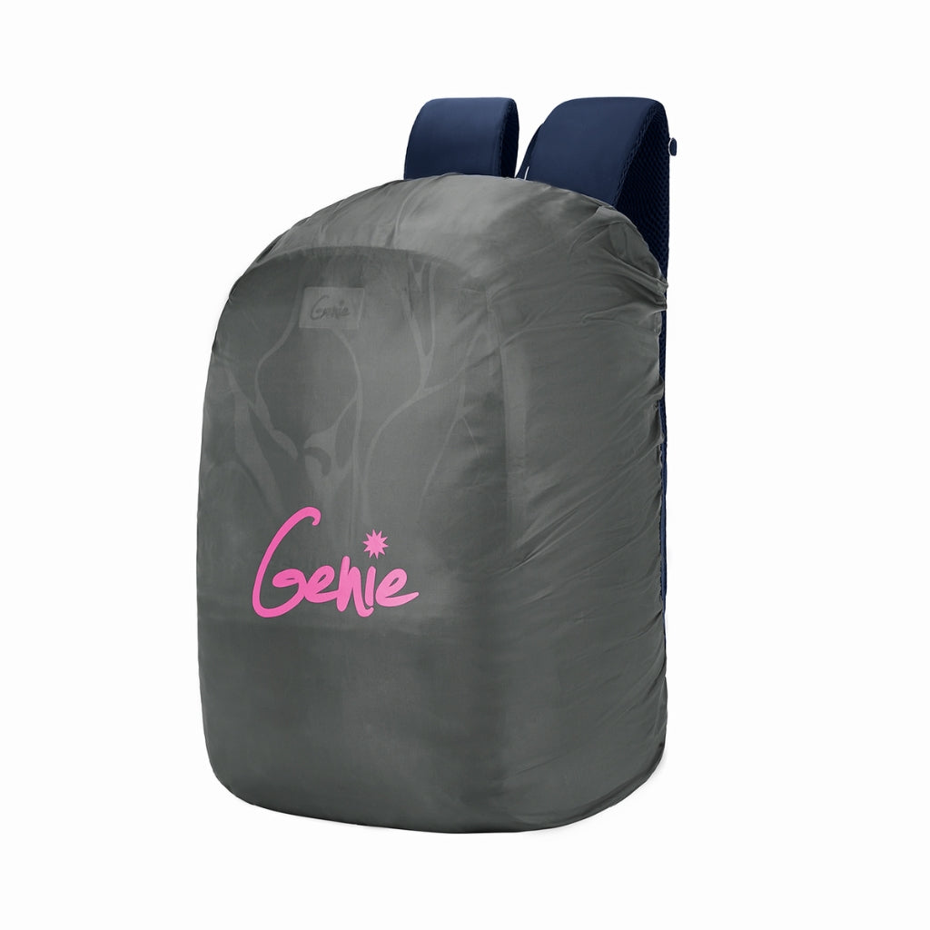 Genie Charlotte 40L Navy Blue Laptop Backpack