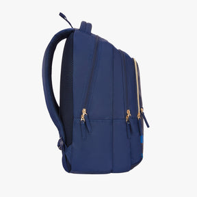 Gleam 36L Navy Blue Laptop Backpack With Raincover