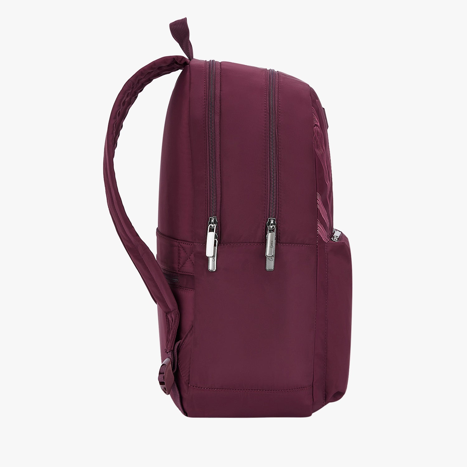 Ashlyn 21L Wine Red College Backpack With Laptop Sleeve