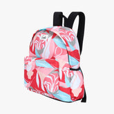 Genie Bella 18L Pink Casual Backpack With Easy Access Pockets