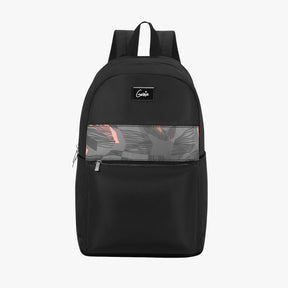 Genie Esme 22L Black College Backpack With Laptop Sleeve