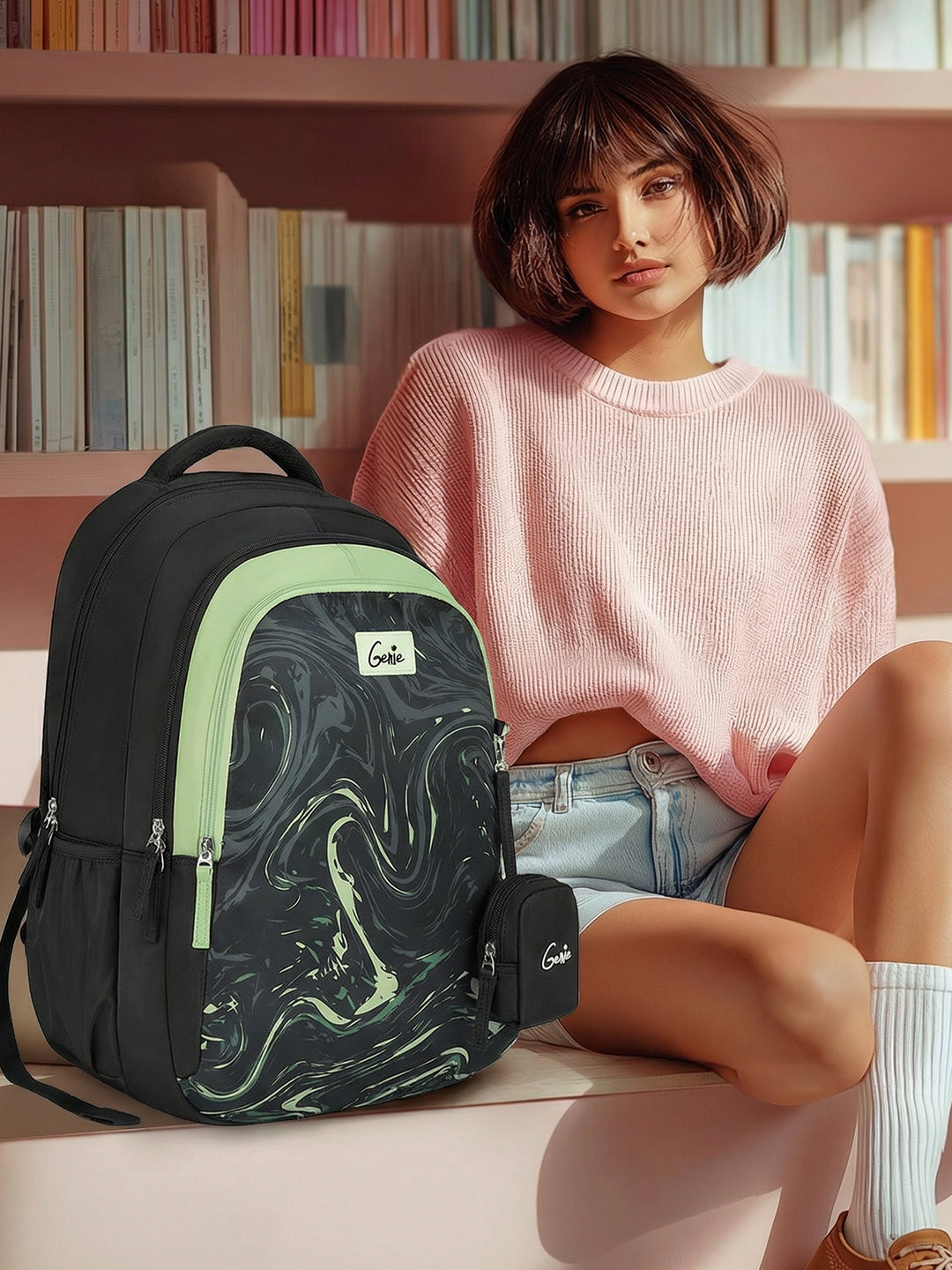 Aqualit 36L School Backpack - Black