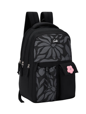 Peotry 27L School Backpack - Black
