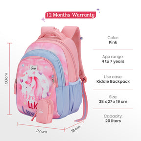 Unicorndream Small Backpack for Kids - Pink