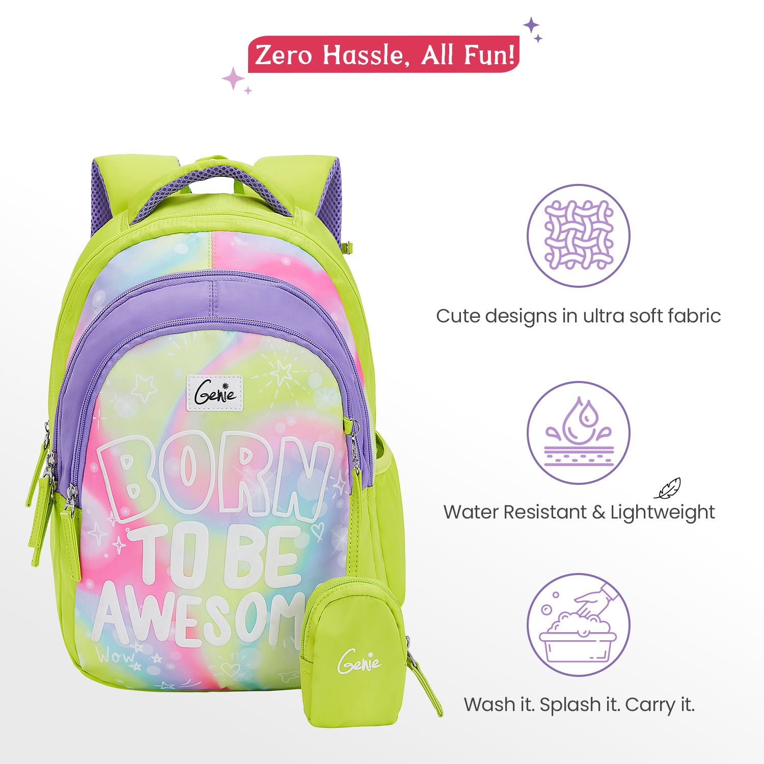 Awesome Small Backpack for Kids - Green