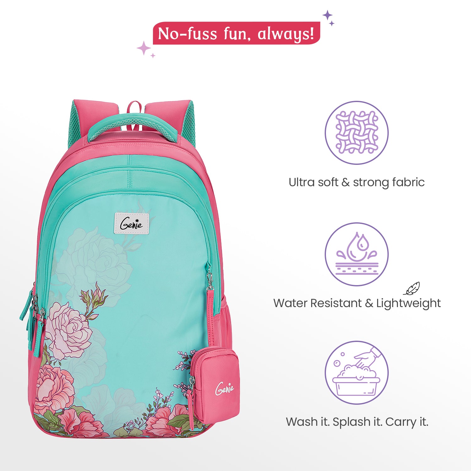 Juliet 36L Teal School Backpack