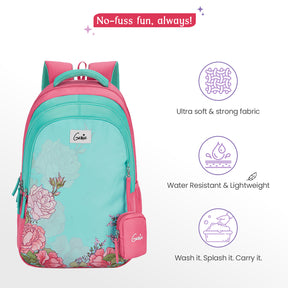 Juliet 36L Teal School Backpack