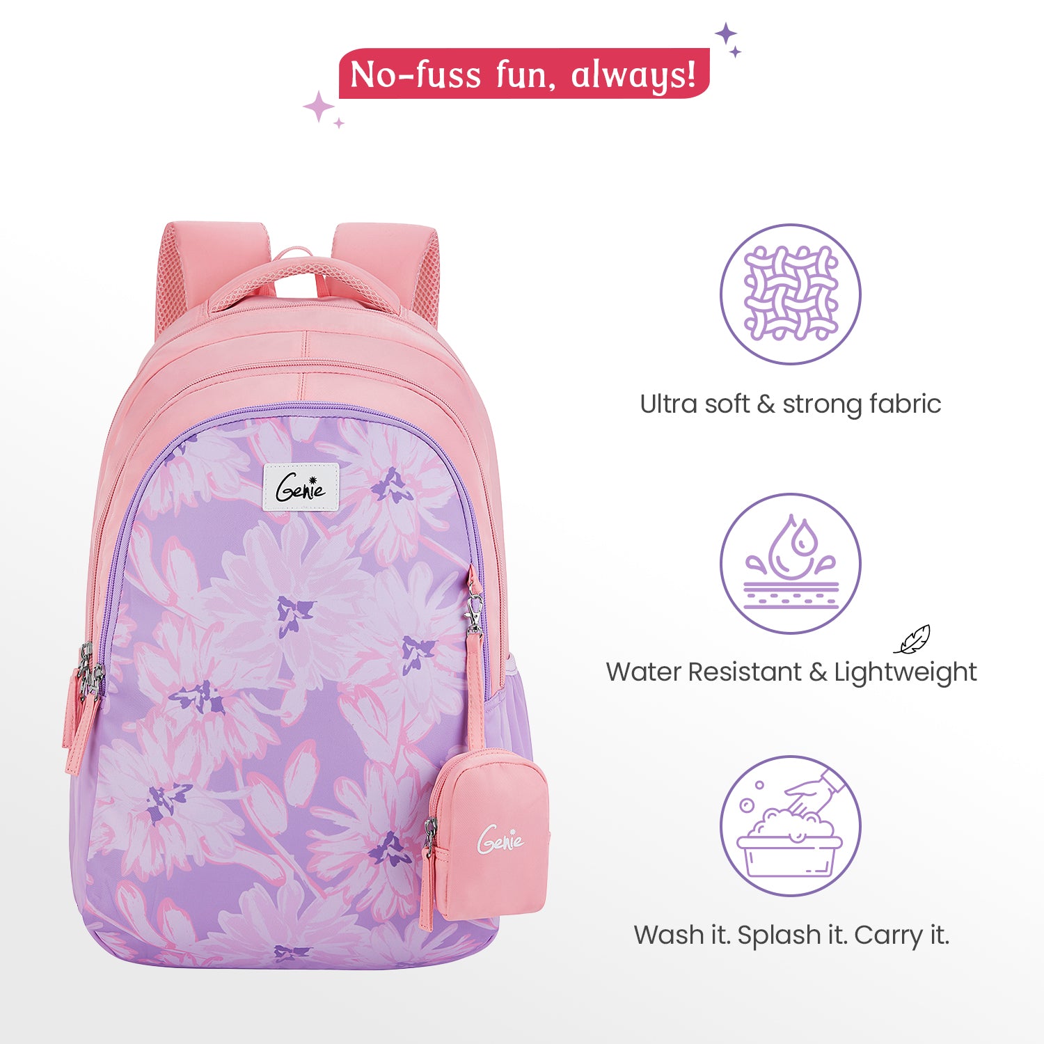 Gaze 36L Lavender School Backpack