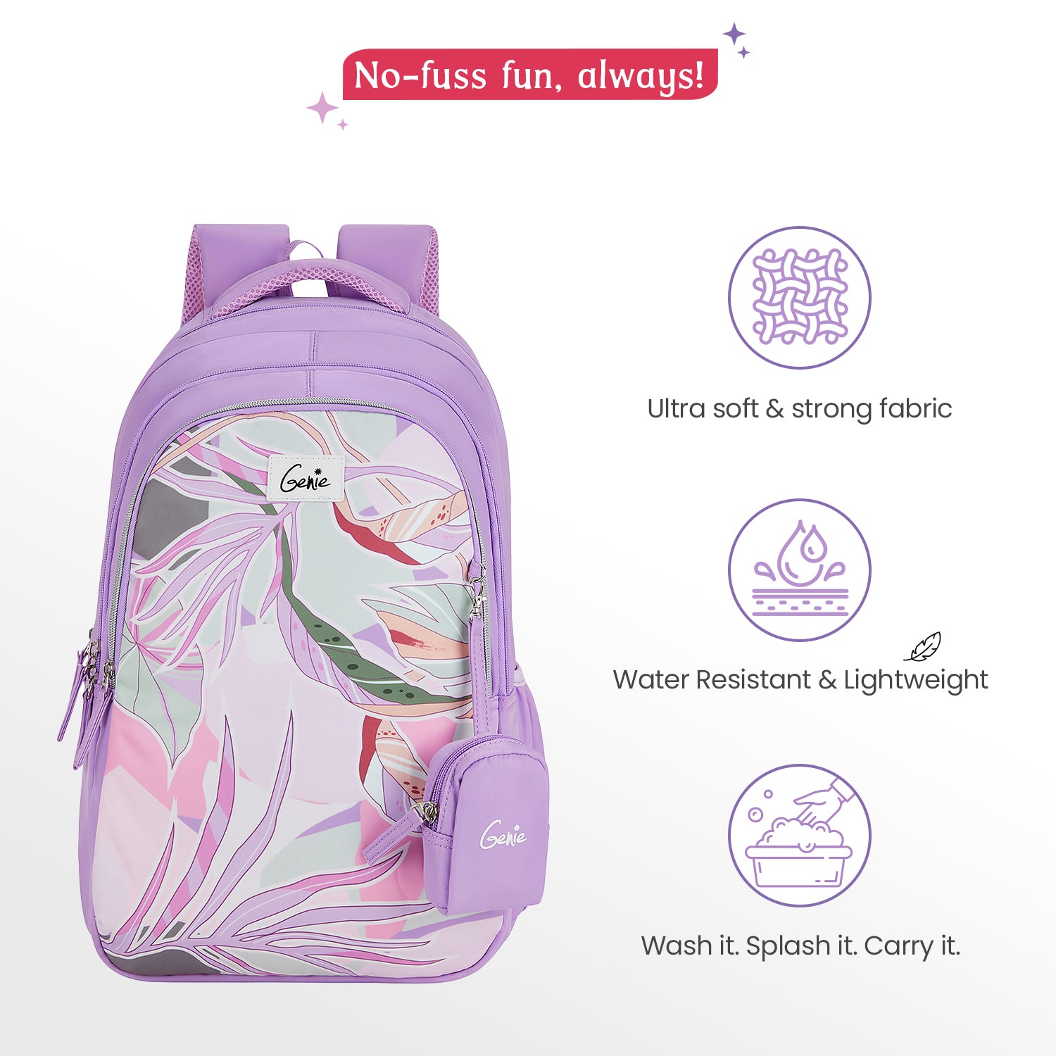 Rosa 36L Lavender School Backpack