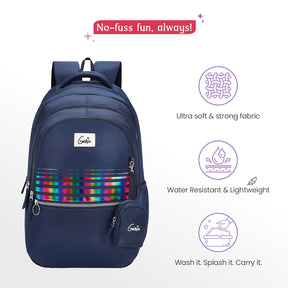 Celeste 36L Navy Blue Laptop Backpack