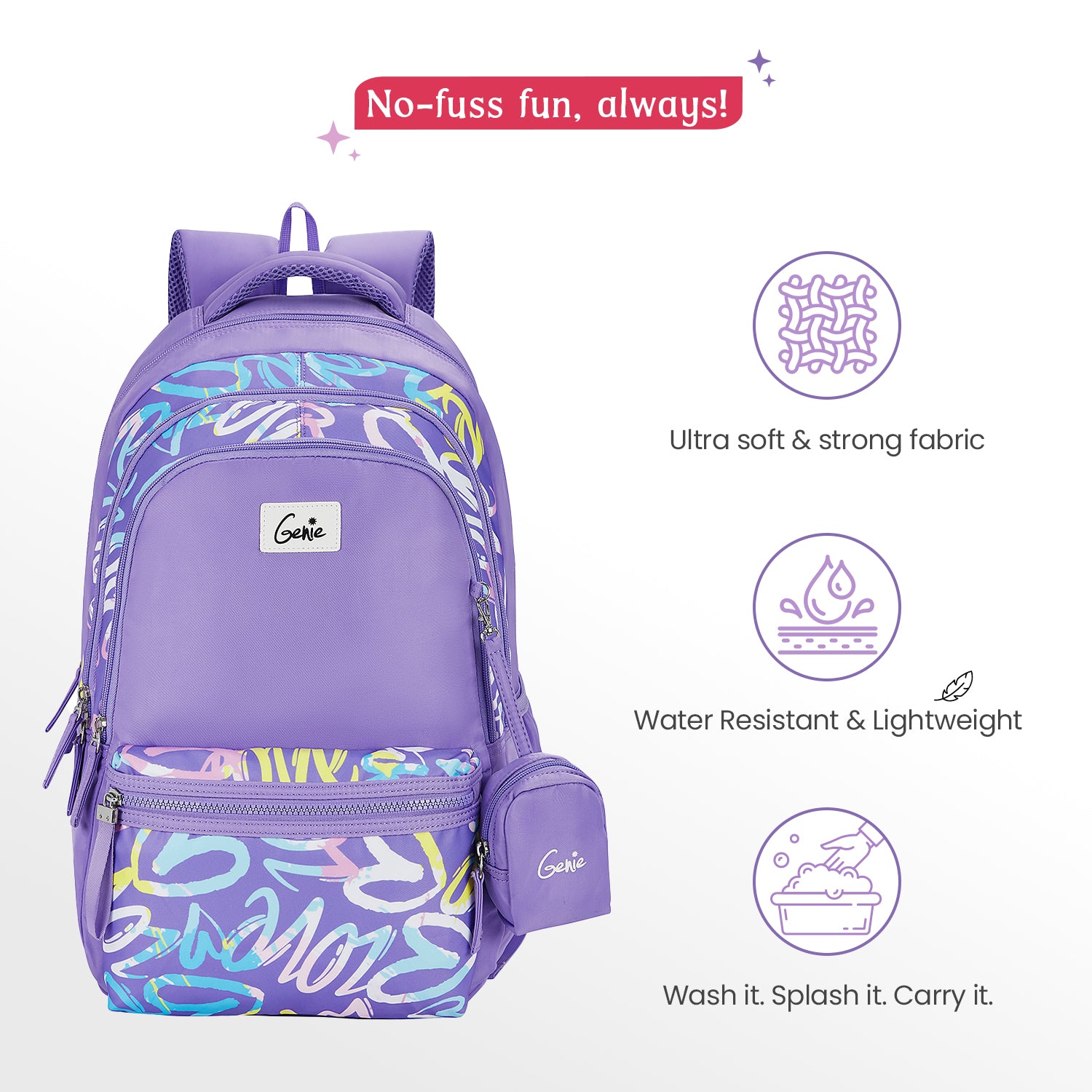 Vera 36L Purple Laptop Backpack