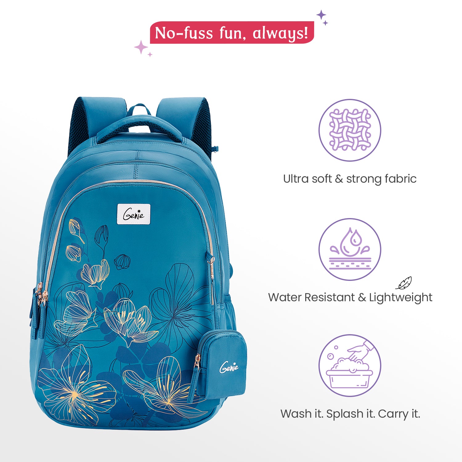 Twinkle 36L Dark Green School Backpack