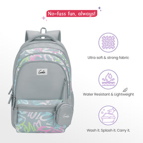 Vera 36L Grey Laptop Backpack