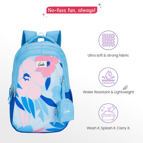 Alice 36L Blue School Backpack