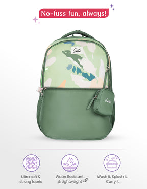 Sketch 40L Laptop Backpack With Raincover - Ash Green