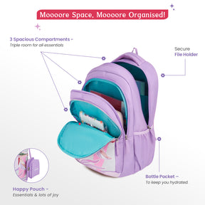 Rosa 36L Lavender School Backpack