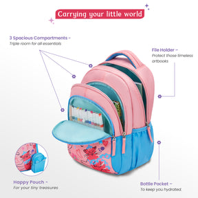 Purrfect Small Backpack for Kids - Pink