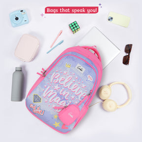 Magic 36L Pink School Backpack