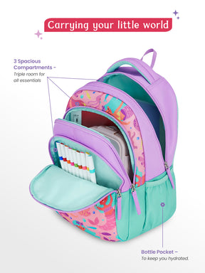 Bubbles Small Backpack for Kids - Lavender