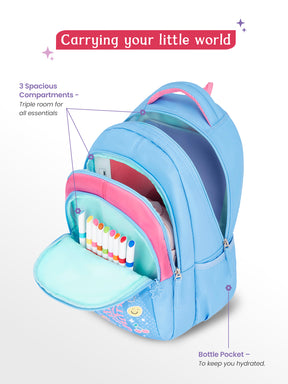 Starlis Small Backpack for Kids - Blue