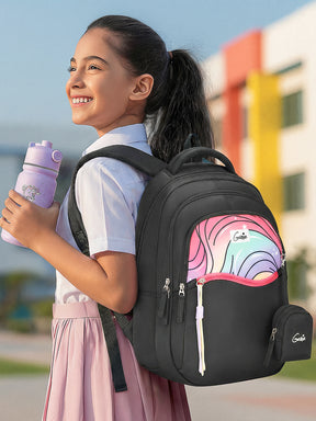 Cluster 27L School Backpack - Black