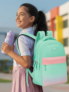 Twinkle Dusk 27L School Backpack - Green