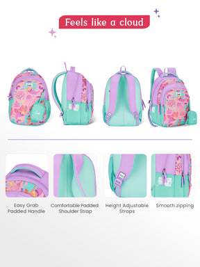 Bubbles Small Backpack for Kids - Lavender