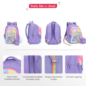 Unicornsquad Small Backpack for Kids - Lavender